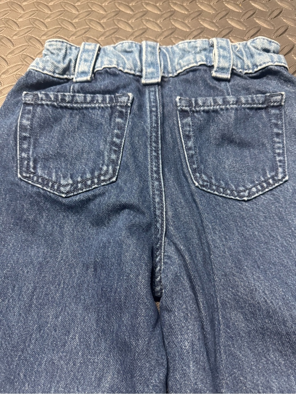 Gap Kids High Rise Wide Leg Jeans Girls Size 10 Two Tone Denim - Picture 13 of 13